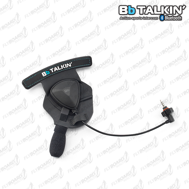 BbTALKIN’ MONO Helmet Pad With Microphone - Waterproof