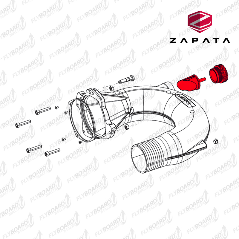 Flyboard U-Pipe Nozzle Cap Set